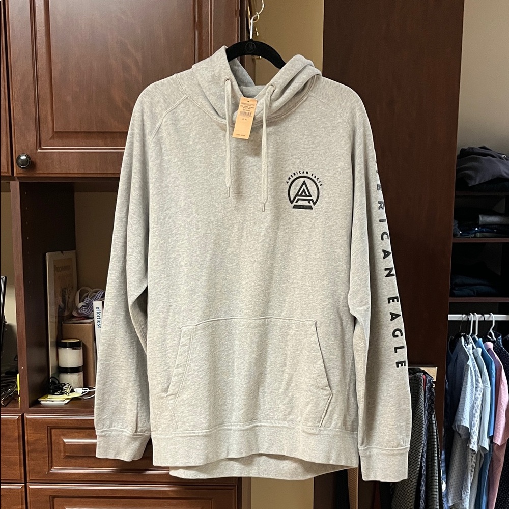 American Eagle Outfitters Heather Gray Hoodie
